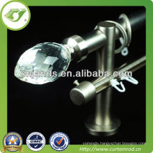 Good quality curtain rod,elegant single curtain rod/tube